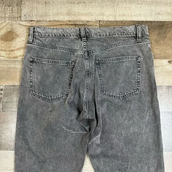 Frame Women’s Size 28 Le Slouch Pure Carpenter Jeans Black Dark Wash Low Rise - Picture 7 of 10